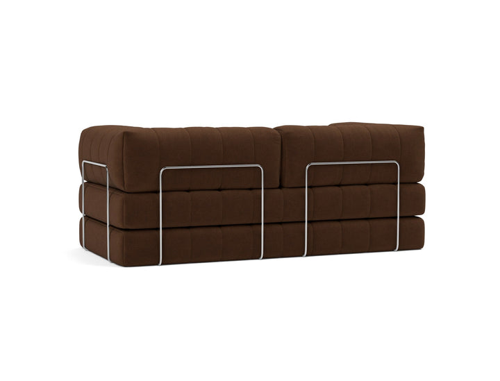 Canapea extensibila CozyPad cu brate Taura Cappuccino 208x208cm