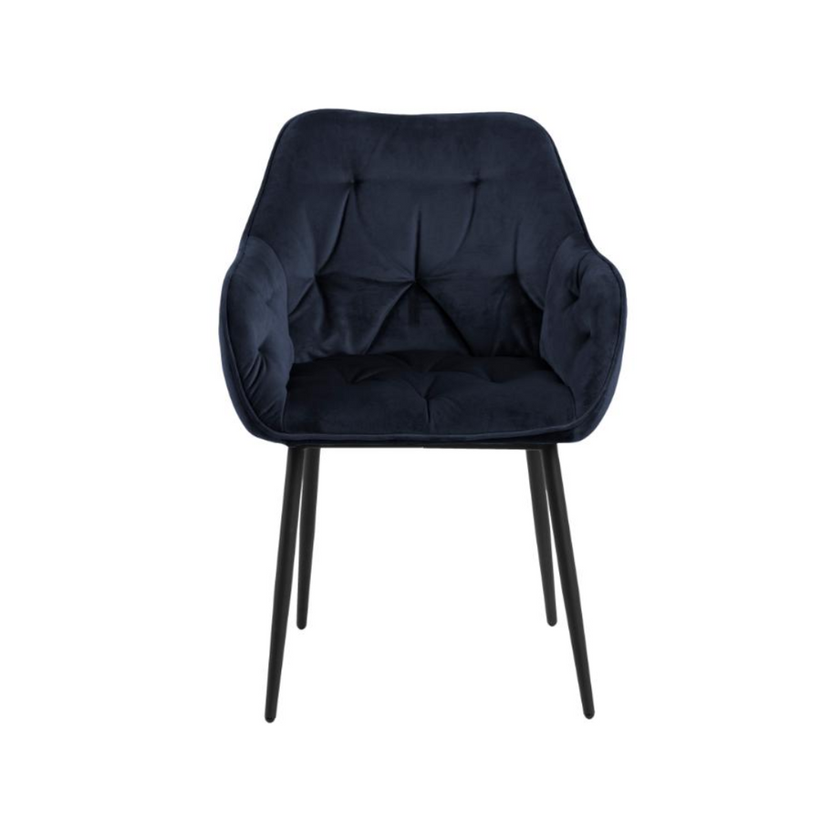 The Decorators: Scaun Actona Brooke Midnight Blue