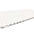 The Decorators: Riflaj decorativ Alb - Linerio XS -Line Oval - 1 buc