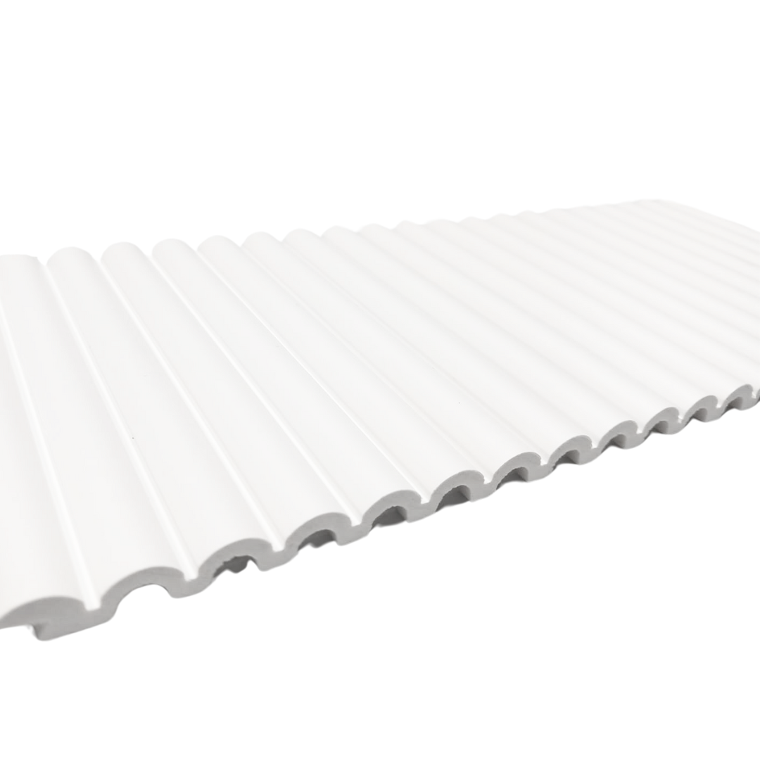 The Decorators: Riflaj decorativ Alb - Linerio XS -Line Oval - 1 buc