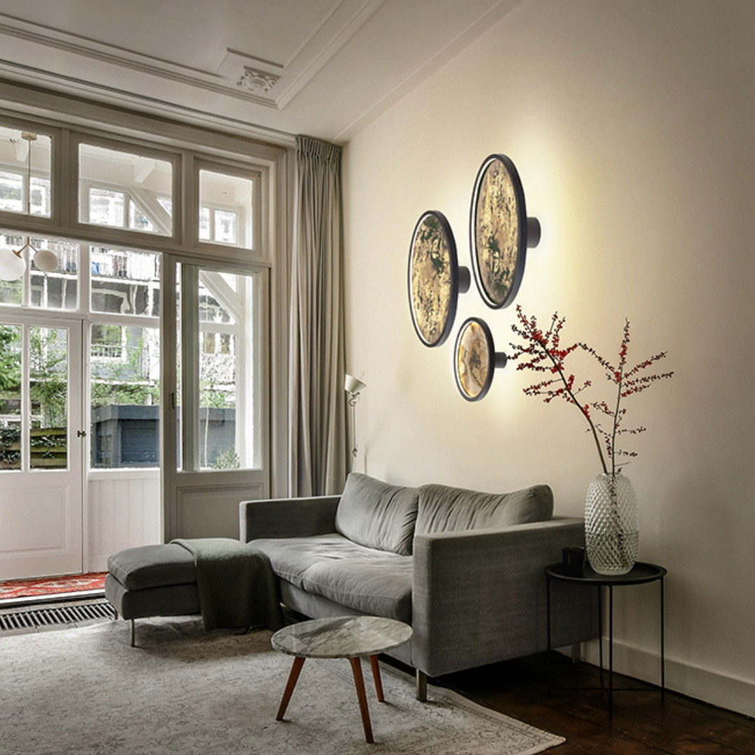 The Decorators: Aplica perete Schuller Stone ø61cm