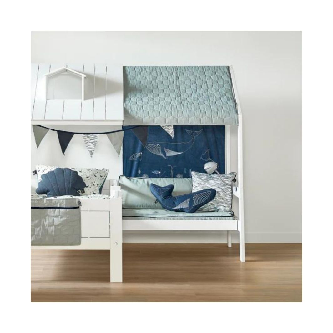 The Decorators: Perna spate pentru modul canapea, Beach House, bumbac si poliester, 102x30x5/19 cm