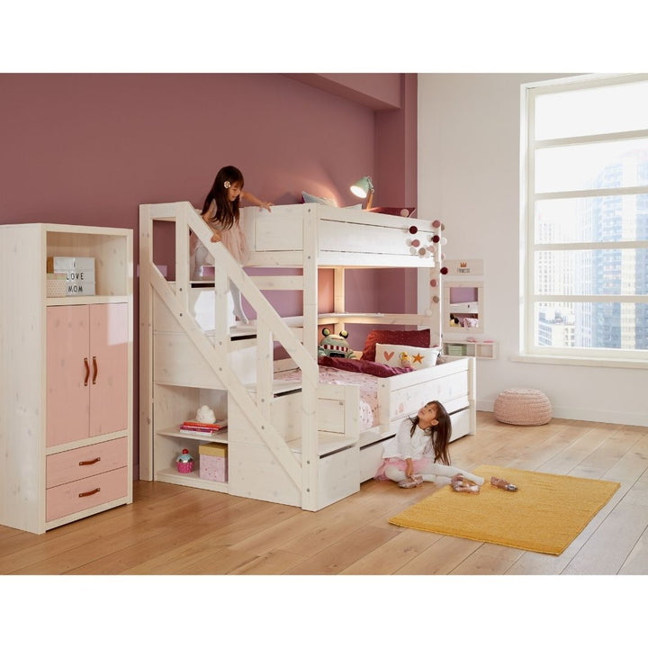 The Decorators: Ghirlanda luminoasa cu bile din bumbac, Fresh, albastra, 378 cm