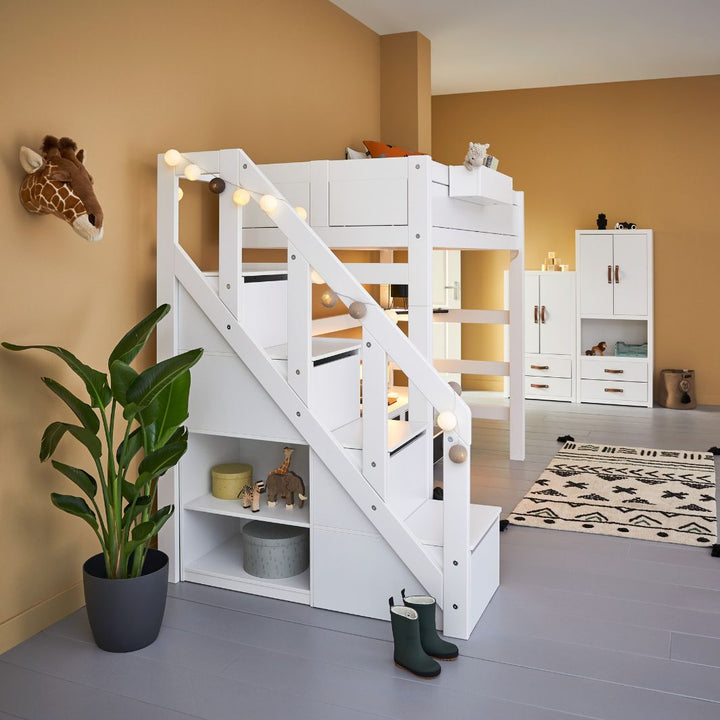 The Decorators: Ghirlanda luminoasa cu bile din bumbac, Fresh, albastra, 378 cm