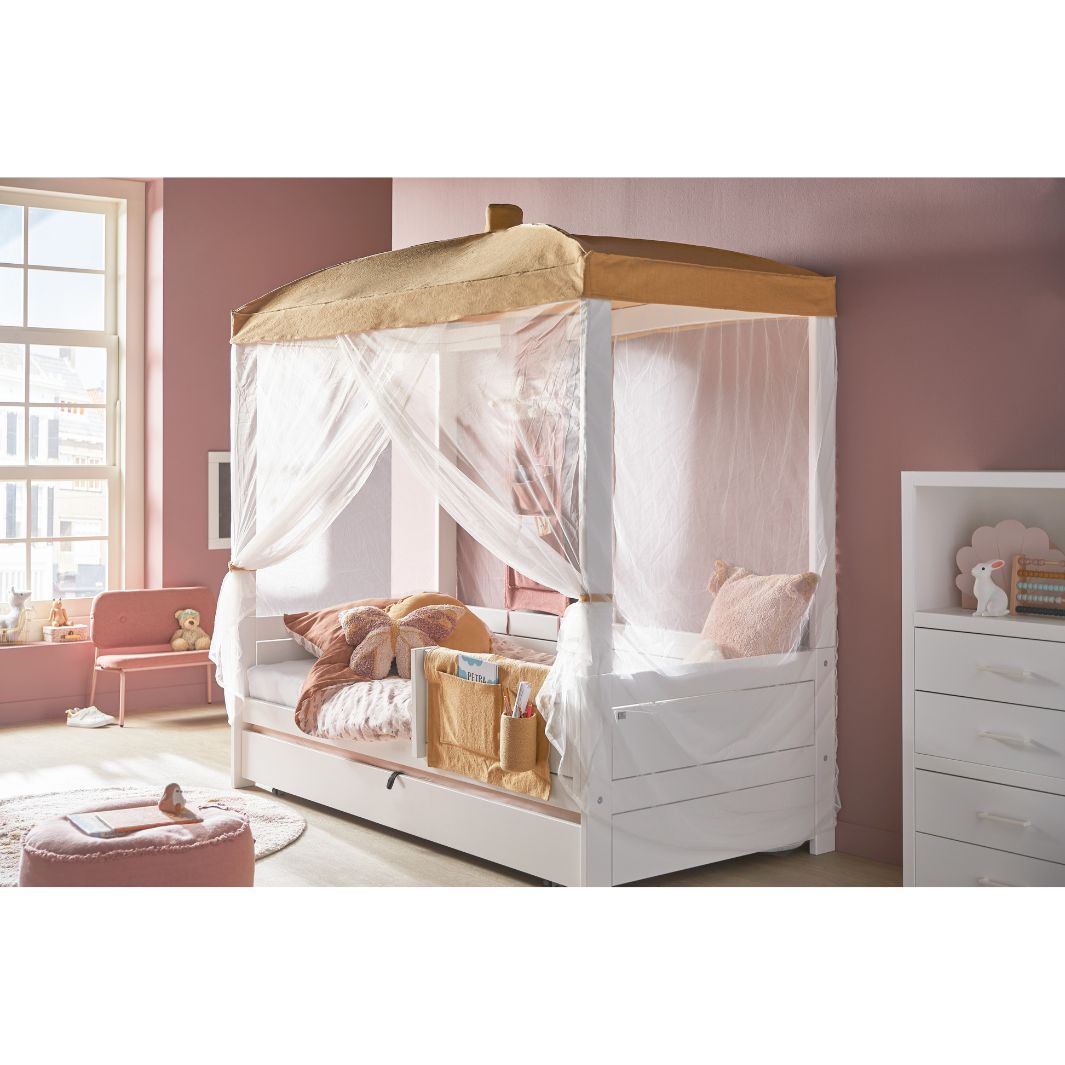The Decorators: Bancuta pentru copii, Chill, metal si textil, 63x58x40 cm