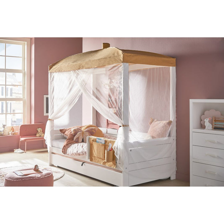 The Decorators: Bancuta pentru copii, Chill, metal si textil, 63x58x40 cm