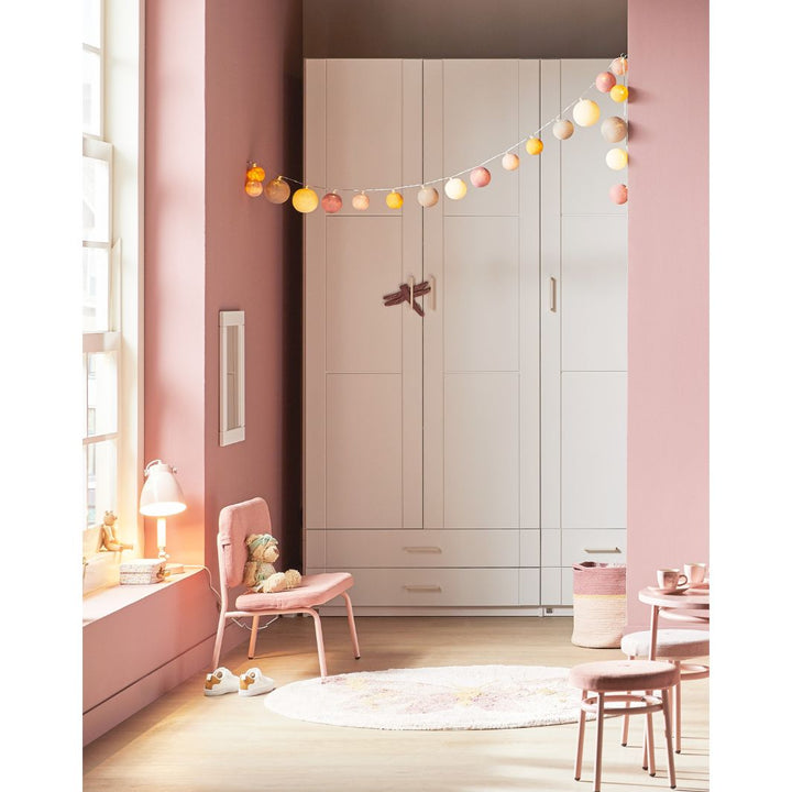 The Decorators: Bancuta pentru copii, Chill, metal si textil, 63x58x40 cm