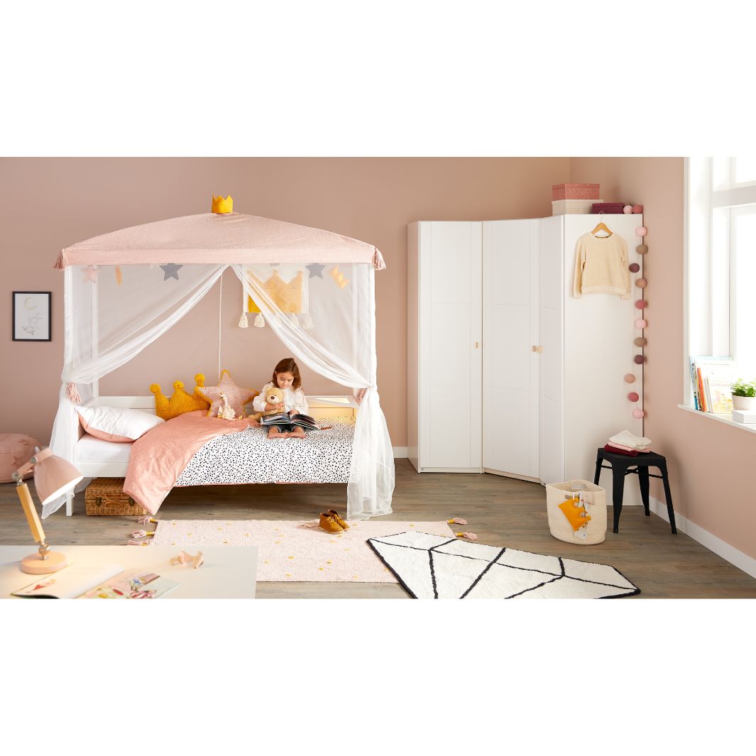 The Decorators: Perna decorativa pentru copii, Princess Crown, bumbac, galben, 45x34 cm