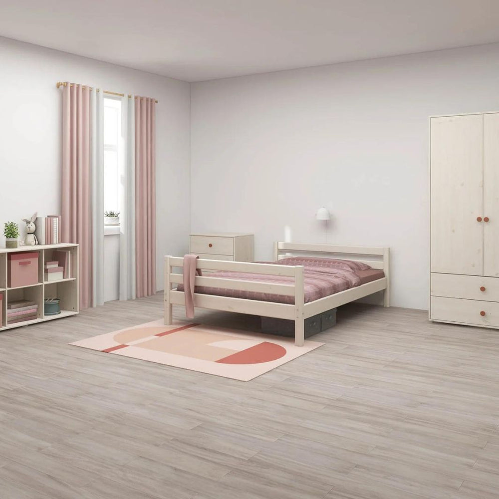 Pat copii, Classic, lemn de pin, 140x190/200 cm