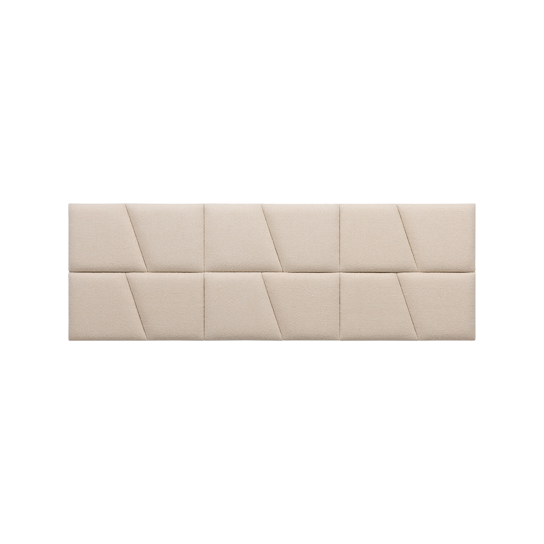 The Decorators: Set de panouri tapitate Geo Vox Soform Boucle crem