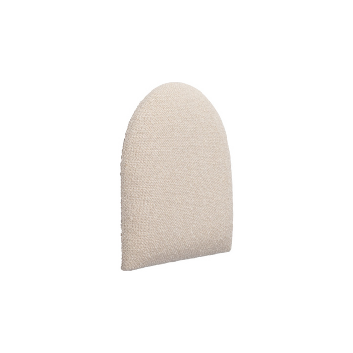 The Decorators: Panou tapitat Oval 2 Villo Soform Boucle crem 30/30 cm