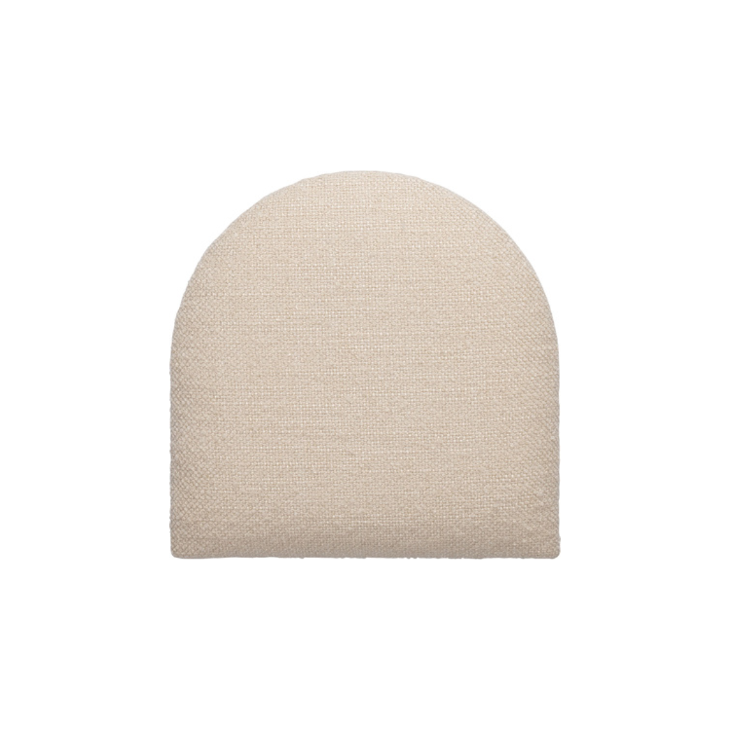 The Decorators: Panou tapitat Oval 2 Villo Soform Boucle crem 30/30 cm