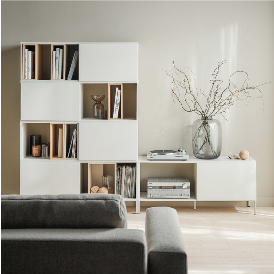 The Decorators: Bilbioteca dubla VOX Into - cutii multicolor