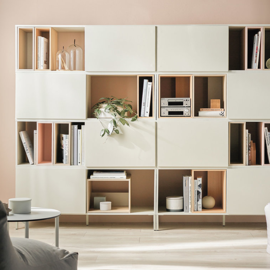 The Decorators: Bilbioteca dubla VOX Into - cutii multicolor