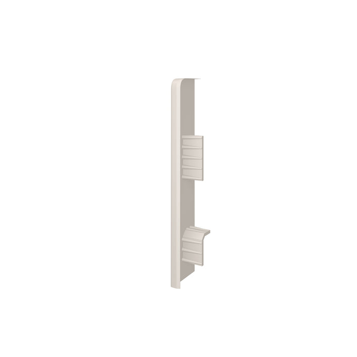 Capac plastic stânga pentru plintă Espumo ESP207 Cashmere — accesoriu VOX Profile