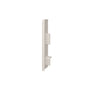 Capac plastic stânga pentru plintă Espumo ESP207 Cashmere — accesoriu VOX Profile