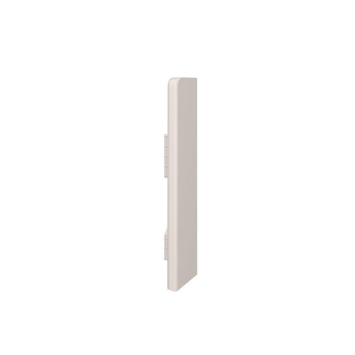 Capac plastic dreapta pentru plintă Espumo ESP207 Cashmere — accesoriu VOX Profile