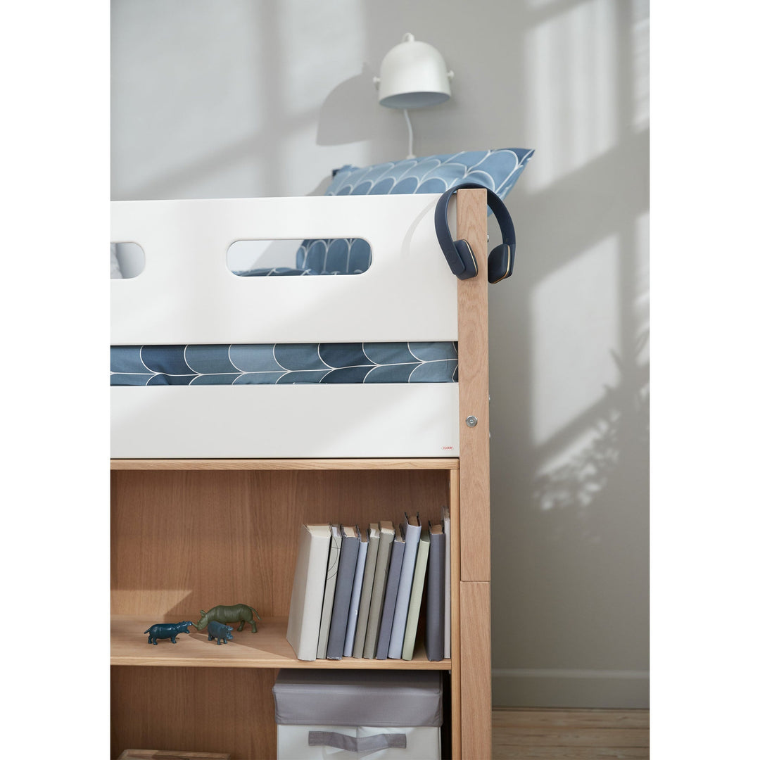 The Decorators: Pat inaltime 120 cm cu scara inclinata Flexa Nor 90x200 cm