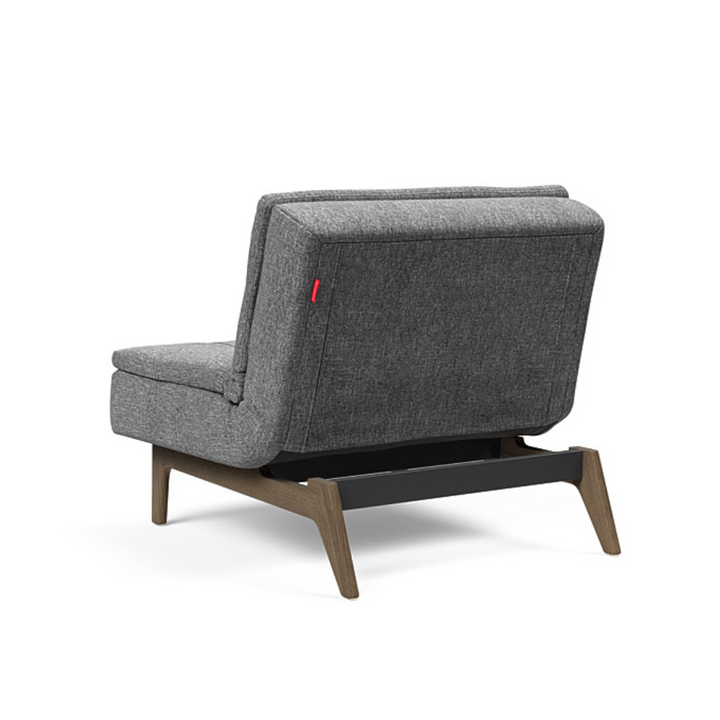 The Decorators: Fotoliu recliner Dublexo Eik Smoked Oak Twist Charcoal
