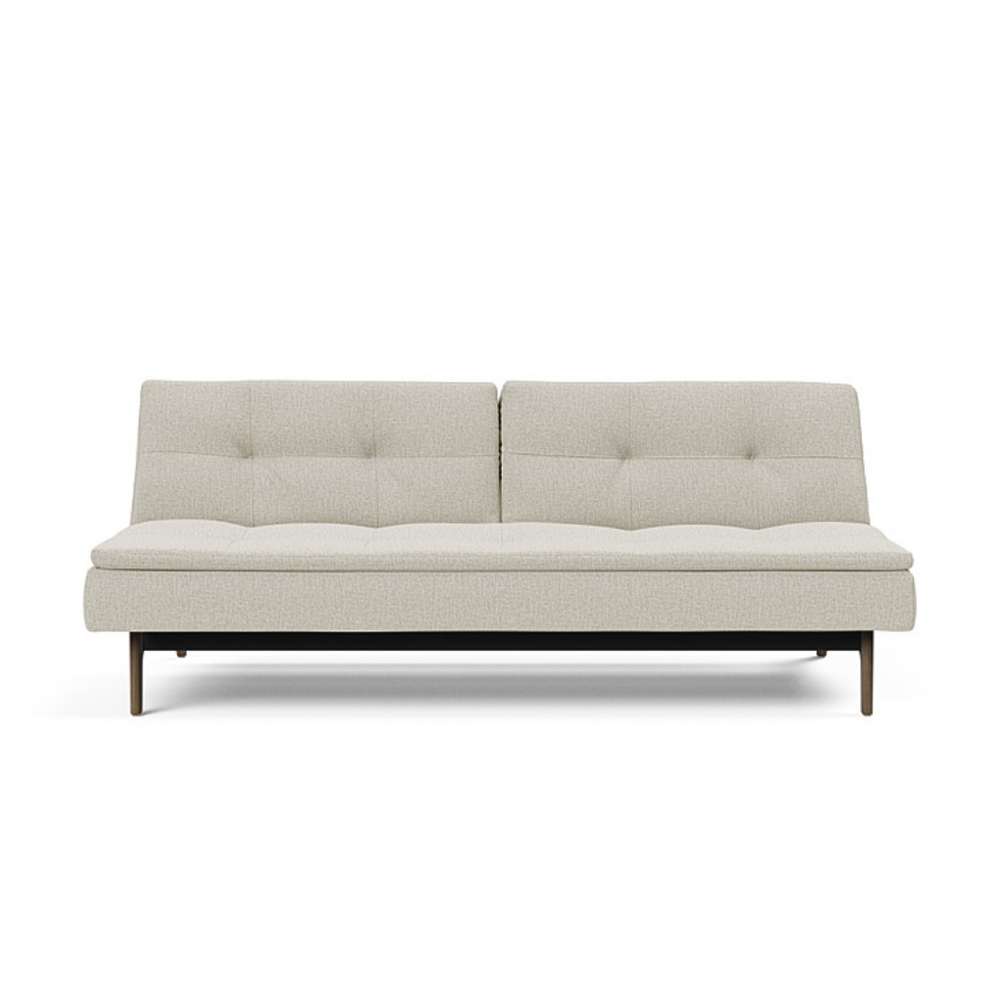 The Decorators: Canapea extensibila Dublexo Eik Smoked Oak Mixed Dance Natural 115x210cm