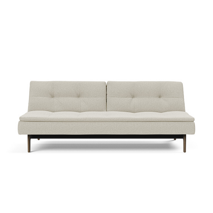 The Decorators: Canapea extensibila Dublexo Eik Smoked Oak Mixed Dance Natural 115x210cm