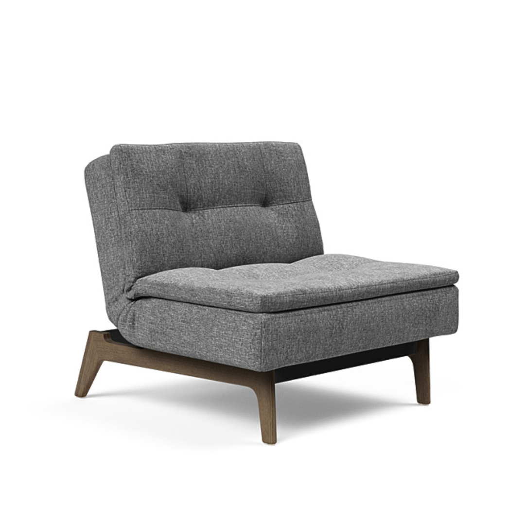 The Decorators: Fotoliu recliner Dublexo Eik Smoked Oak Twist Charcoal