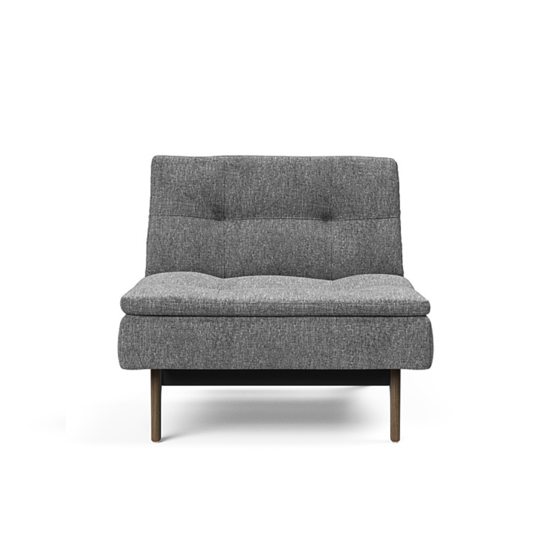 The Decorators: Fotoliu recliner Dublexo Eik Smoked Oak Twist Charcoal