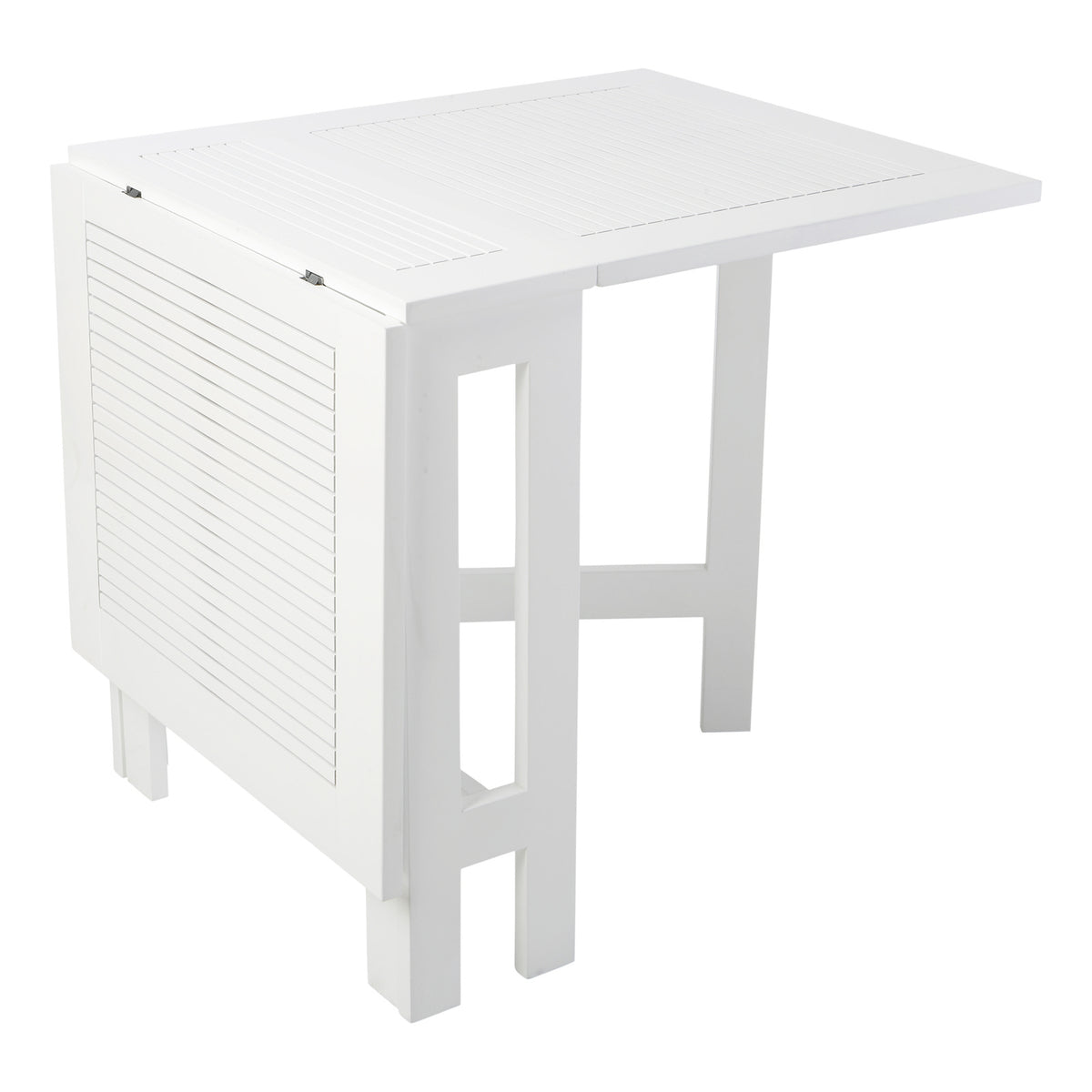 Set gradina Cinas Butterfly & York masa pliabila si 4 scaune mahon alb