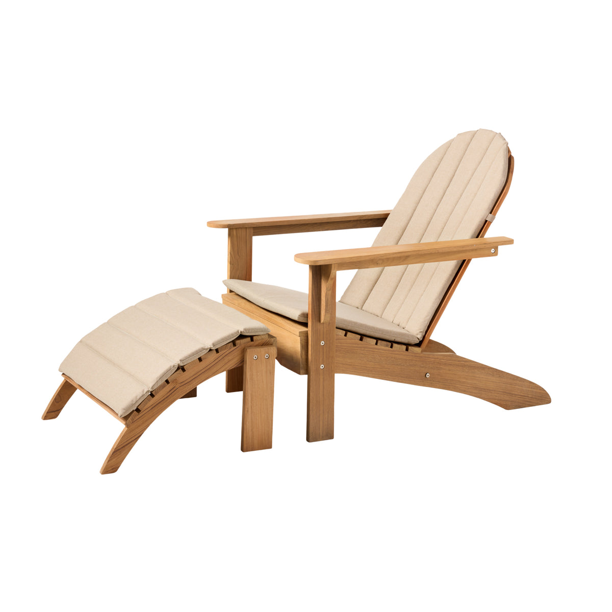 Set gradina Cinas Adirondack scaun si taburet tec