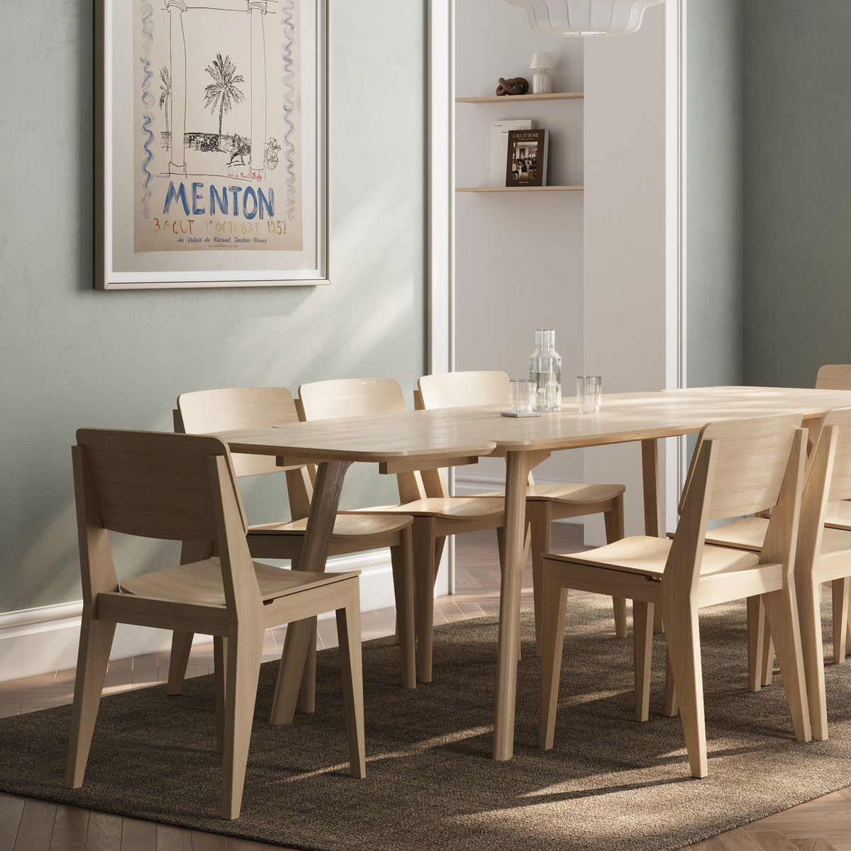 Extensii masa dining Cinas Elvo bambus