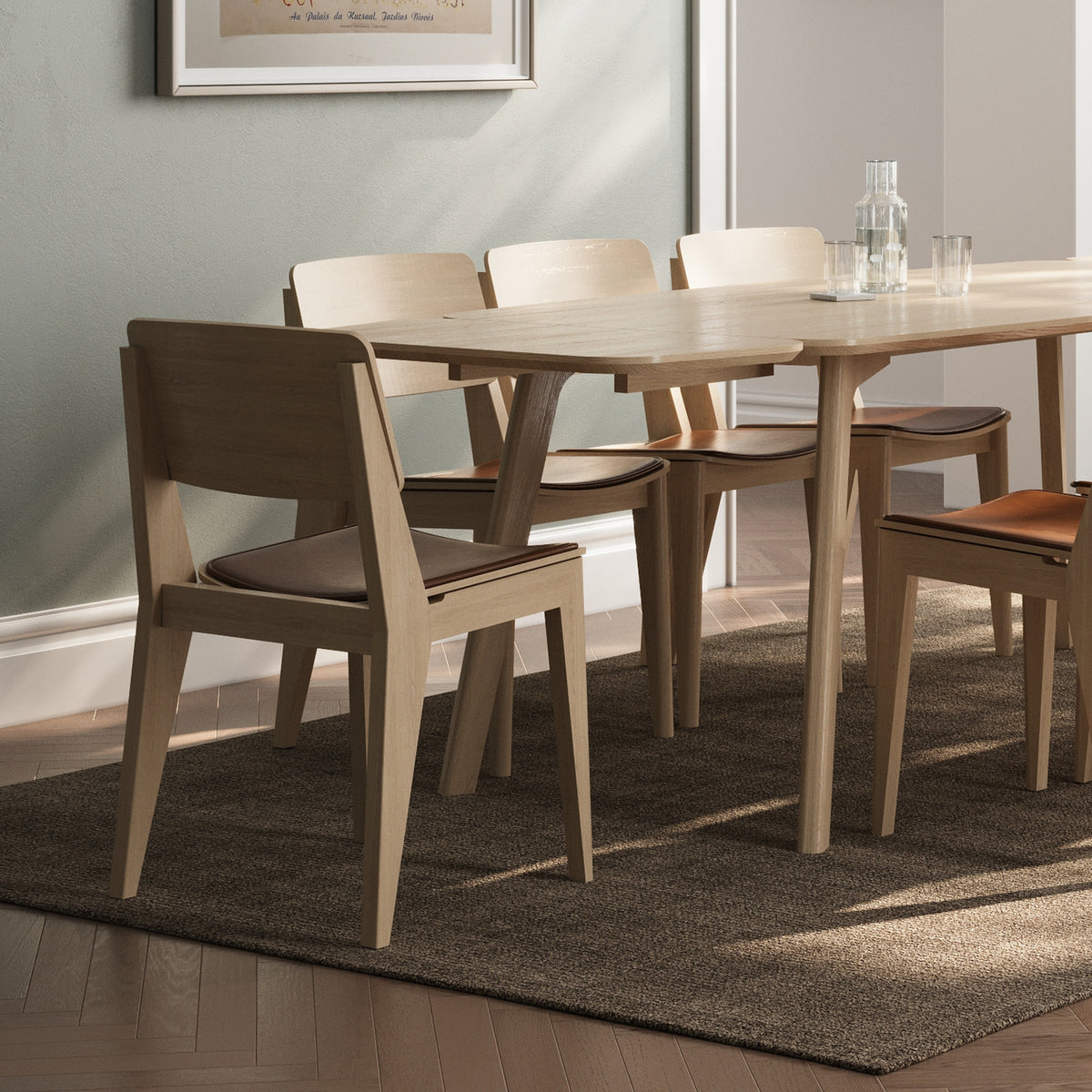 Extensii masa dining Cinas Elvo bambus
