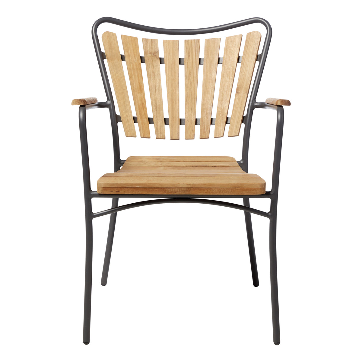 Set dining Cinas Ellen 110 cm si 4 scaune antracit