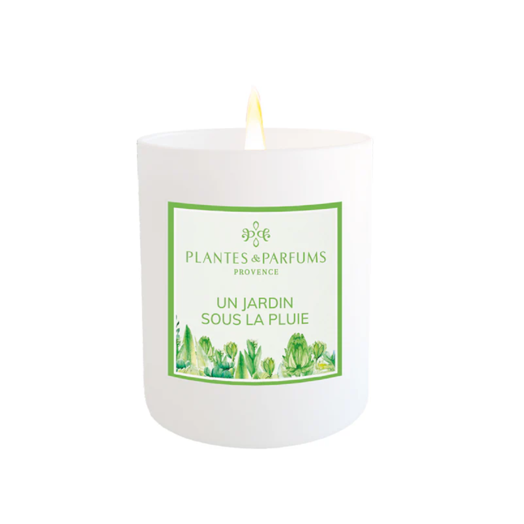 The Decorators: Lumanare Parfumata A Garden in the Rain Plantes & Parfums