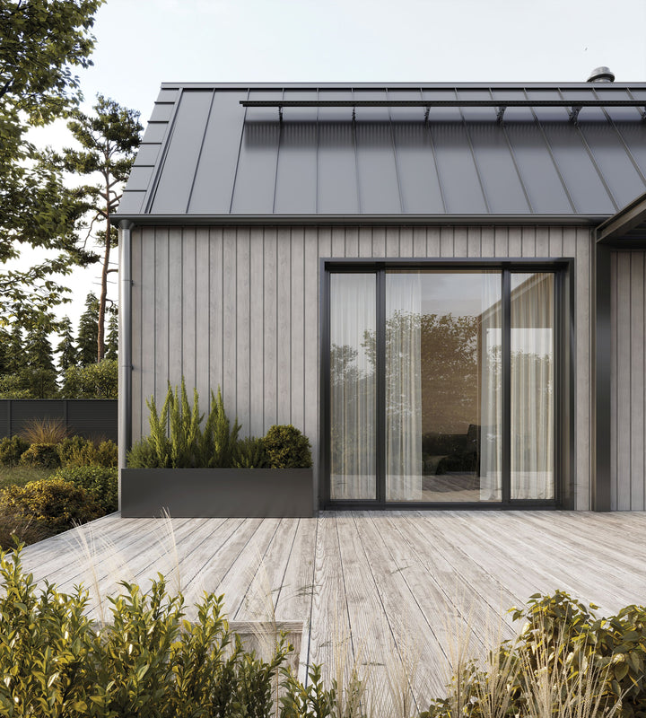 Lambriu pentru exterior siding vinil Vifront Nature Polar Oak SVP-05 (1 cutie/7.5 mp)