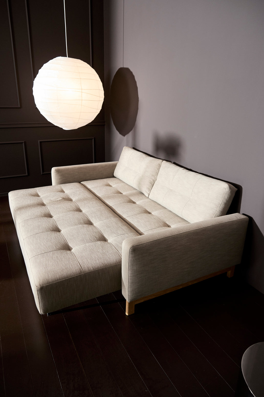 Taburet Innovation Living Pyxis, tapițerie 587 Phobos Mocha - fotografie de ambianță