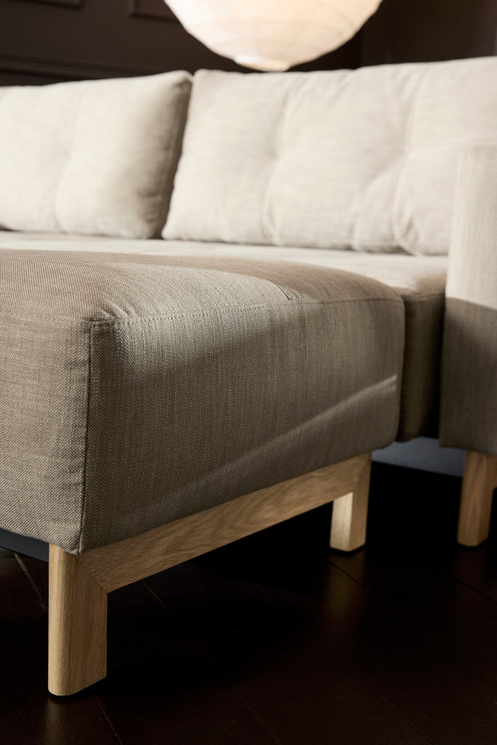 Taburet Innovation Living Pyxis, tapițerie 587 Phobos Mocha - fotografie de ambianță