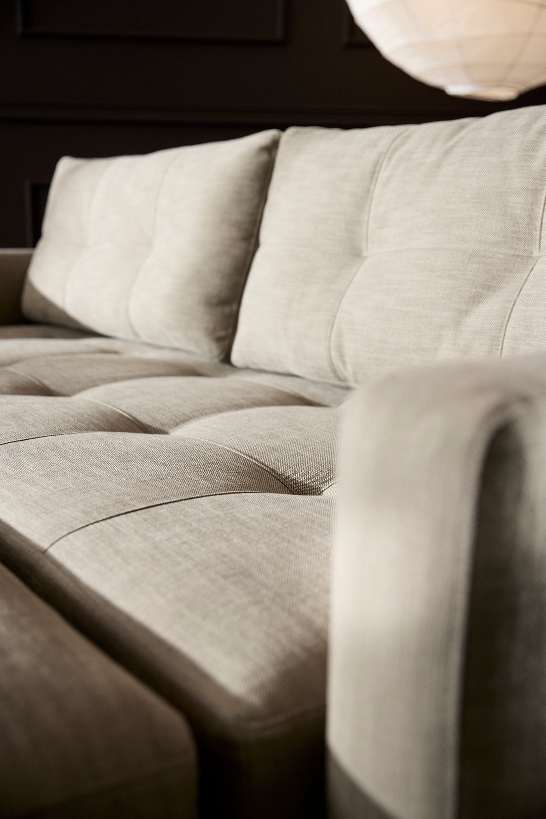 Taburet Innovation Living Pyxis, tapițerie 587 Phobos Mocha - fotografie de ambianță