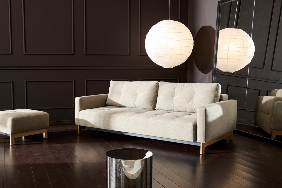 Taburet Innovation Living Pyxis, tapițerie 587 Phobos Mocha - fotografie de ambianță