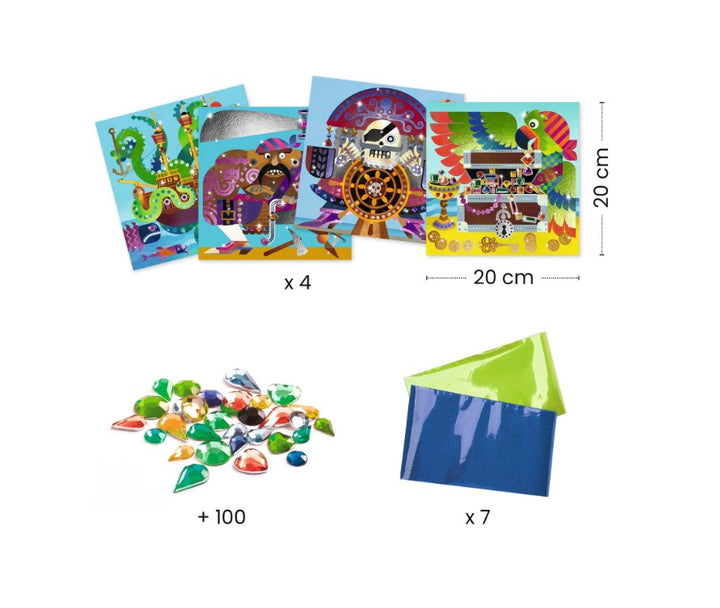 The Decorators: Set Creativ Djeco Pirates