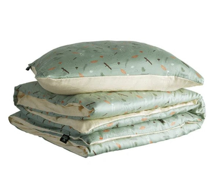 Set lenjerie de pat pentru copii, Nature Trip, bumbac satinat, 140x200 cm Lifetime