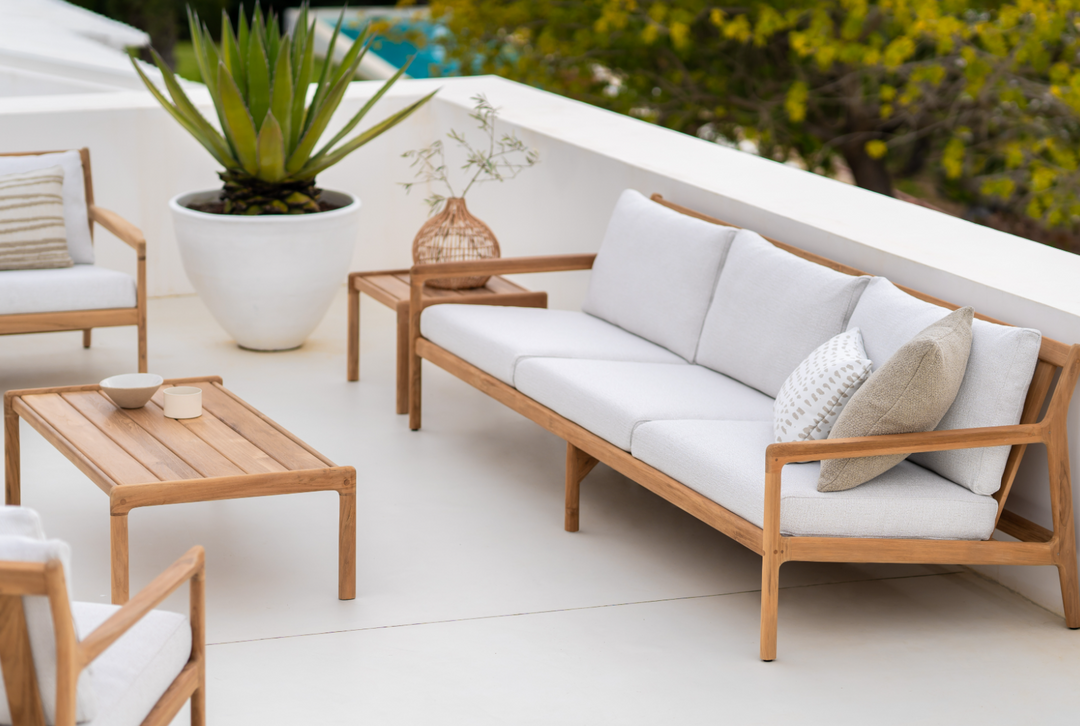 Set perne canapea 3 locuri Ethnicraft Jack exterior