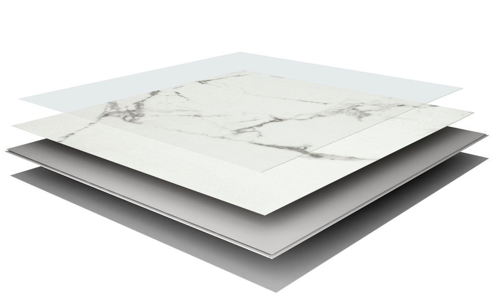 Pardoseala SPC Stone VOX 60x60 Calacatta Snow, 1 cutie 1.44 mp VOX Profile