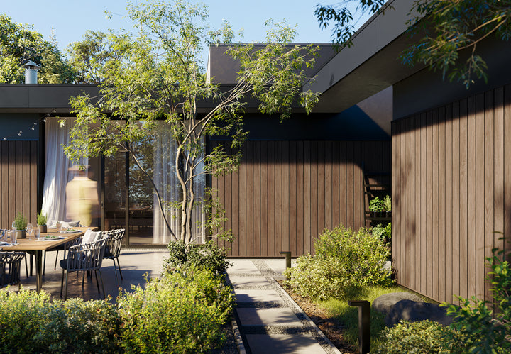 Placare pentru exterior Solvo VOX Stejar Ciocolata V-Black SO-01