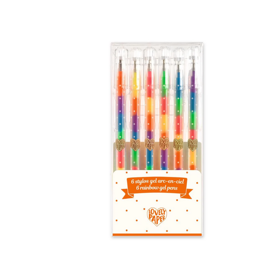 The Decorators: Set Djeco 6 pixuri cu gel multicolore