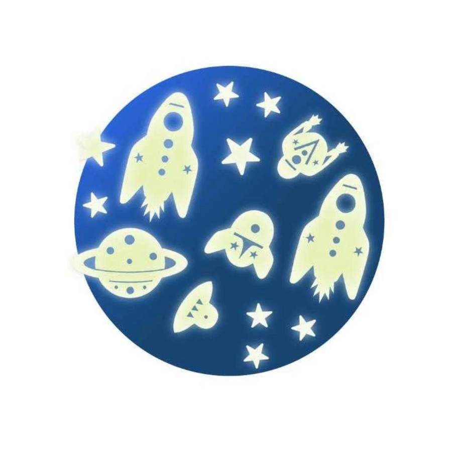 The Decorators: Decoratiuni fluorescente Djeco Space Mission