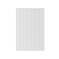 The Decorators: Riflaj decorativ Alb - Linerio XS -Line Oval - 1 buc