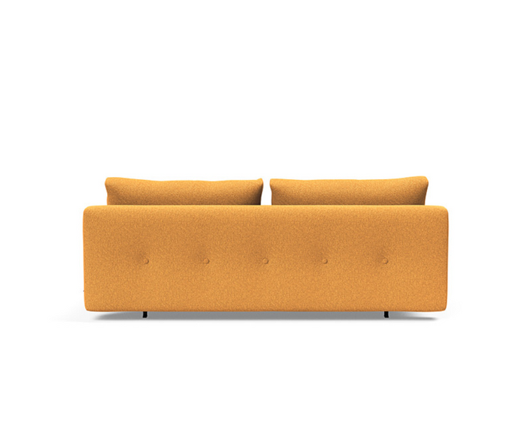 The Decorators: Canapea extensibila Recast Dark Styletto Bouclé Ochre 140x200 cm