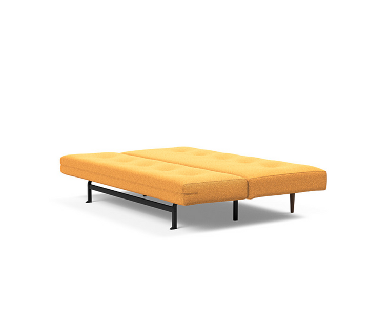 The Decorators: Canapea extensibila Recast Dark Styletto Bouclé Ochre 140x200 cm