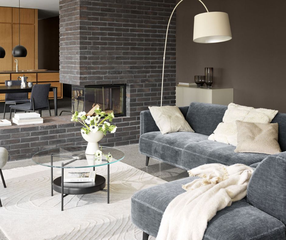 The Decorators: Lampadar BoConcept Kuta Warm Grey