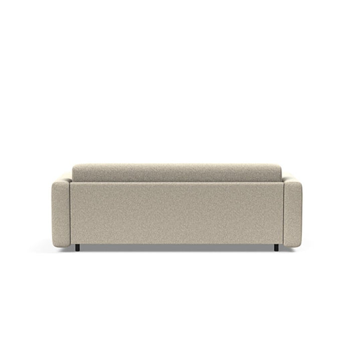 The Decorators: Canapea extensibila Killian Bouclé Beige, saltea Spring Mattress 160x195 cm